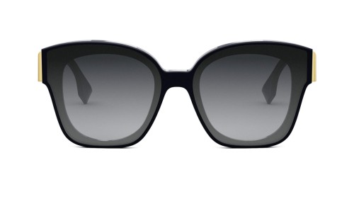 Fendi FE40098I - 90B - 63 Okulary przeciwsłoneczne Niebieski Pillow (zaokrąglony)