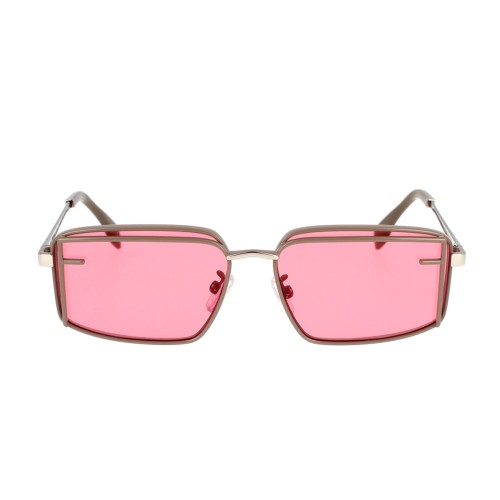Fendi FE40102U - 50S - 53 Okulary przeciwsłoneczne Srebrny Kanciaste