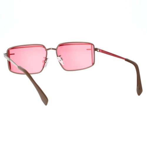 Fendi FE40102U - 50S - 53 Okulary przeciwsłoneczne Srebrny Kanciaste