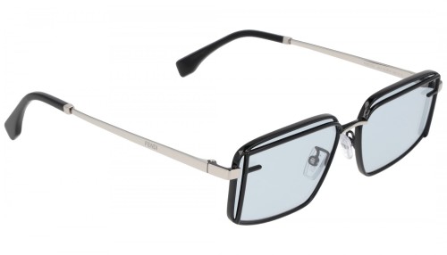 Fendi FE40102U - 01V - 53 Okulary przeciwsłoneczne Kanciaste