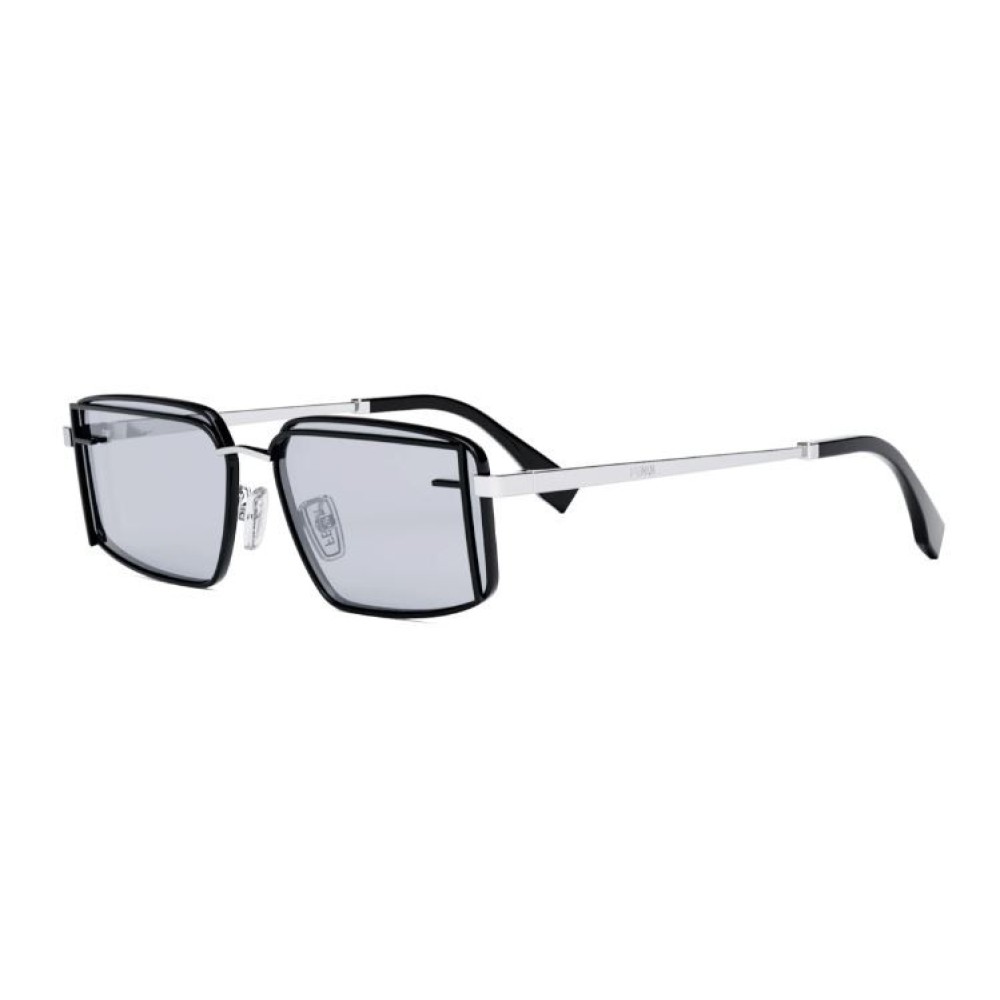 Fendi FE40102U - 01V - 53 Okulary przeciwsłoneczne Kanciaste