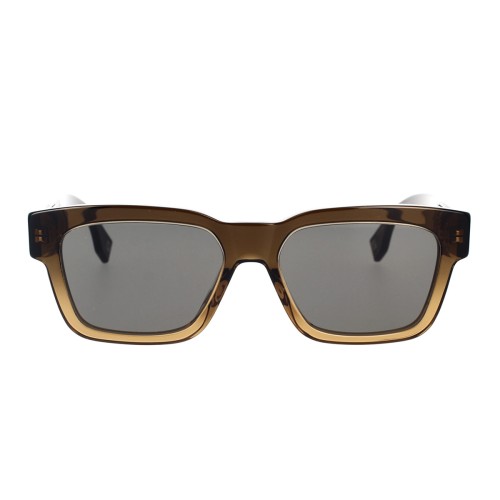 Fendi FE40107I - 50A - 53 Okulary przeciwsłoneczne Brązowy Kanciaste