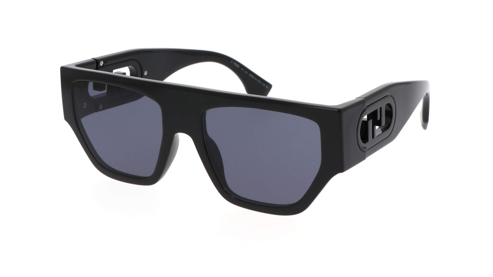 Fendi FE40108U - 01V - 54 Okulary przeciwsłoneczne Czarny Płaska góra