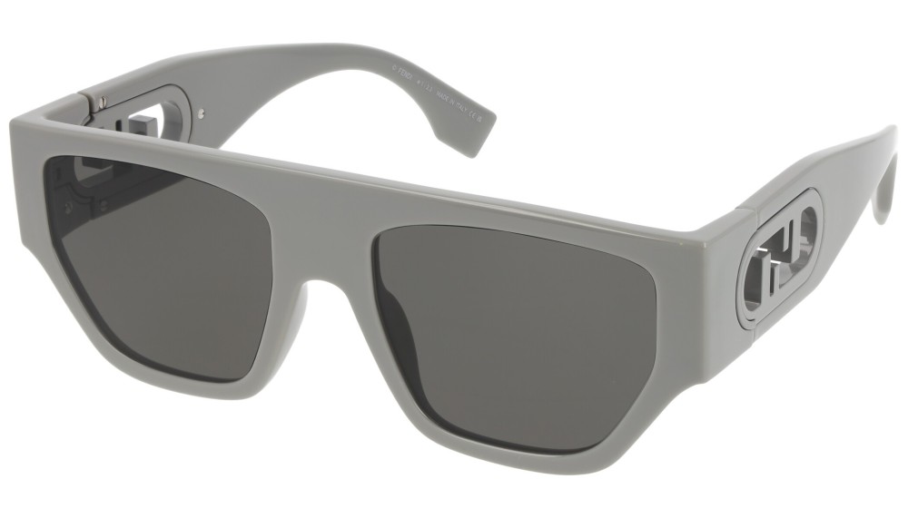 Fendi FE40108U - 20A - 54 Okulary przeciwsłoneczne Szary Płaska góra