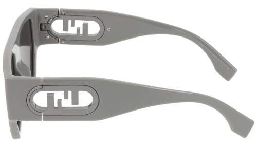 Fendi FE40108U - 20A - 54 Okulary przeciwsłoneczne Szary Płaska góra