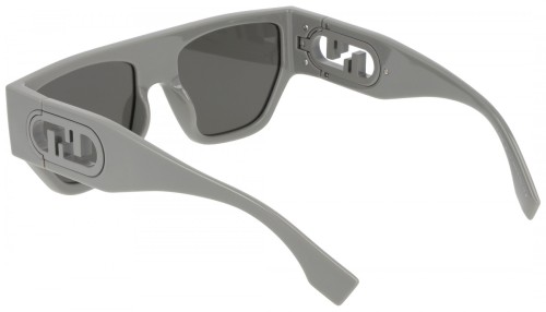 Fendi FE40108U - 20A - 54 Okulary przeciwsłoneczne Szary Płaska góra