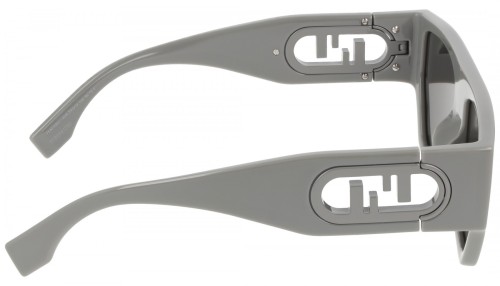 Fendi FE40108U - 20A - 54 Okulary przeciwsłoneczne Szary Płaska góra