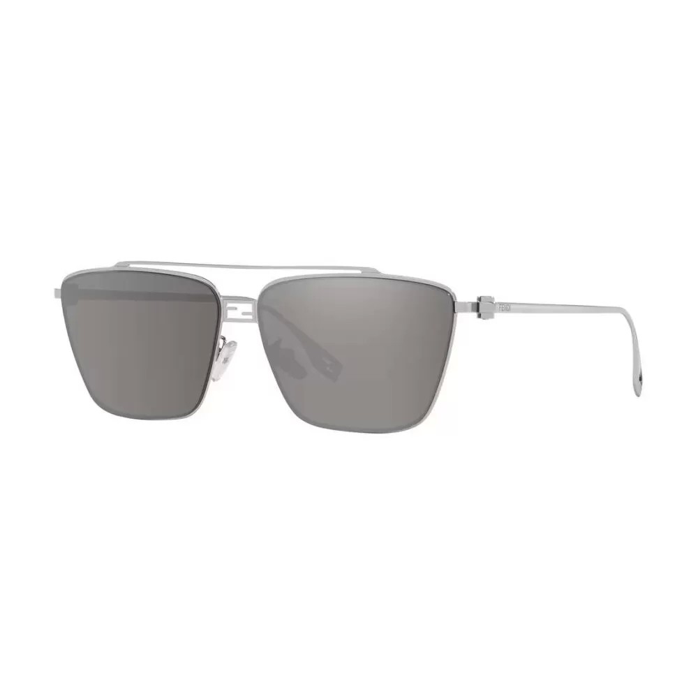 Fendi FE40110U - 16C - 59 Okulary przeciwsłoneczne Srebrny Pilotki (aviator)