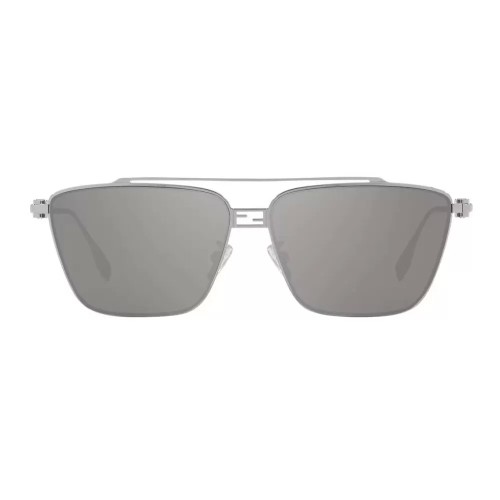 Fendi FE40110U - 16C - 59 Okulary przeciwsłoneczne Srebrny Pilotki (aviator)