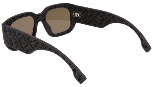 Fendi FE40113I - 50E - 52 Okulary przeciwsłoneczne Brązowy Kanciaste