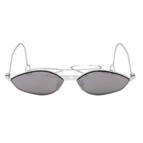 Fendi FE40114U-Y - 16C - 57 Okulary przeciwsłoneczne Srebrny Owalny