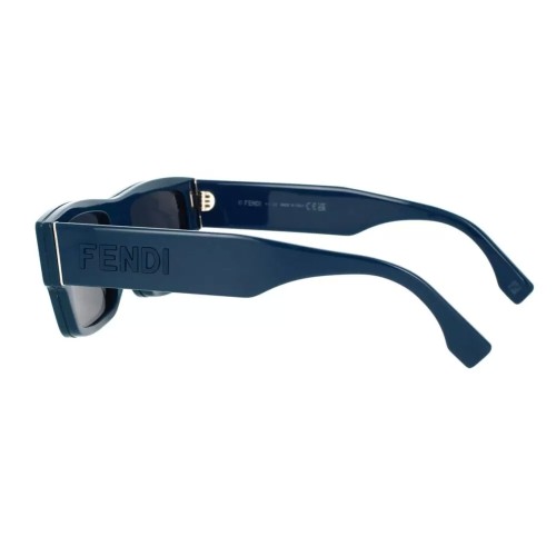 Fendi FE40118I - 90V - 53 Okulary przeciwsłoneczne Niebieski Kanciaste