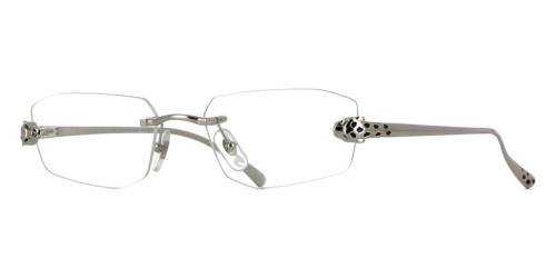 Cartier CT0494O - 002 - 55 Oprawki korekcyjne Srebrny Kanciaste