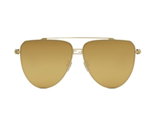 Fendi FE40122U - 30L - 59 Okulary przeciwsłoneczne Złoty Pilotki (aviator)
