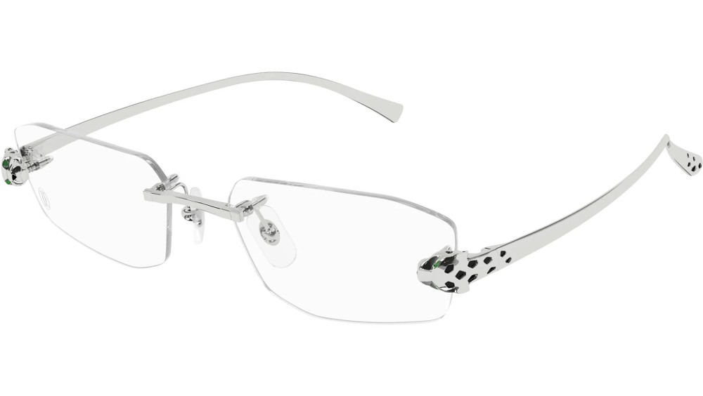 Cartier CT0494O - 002 - 55 Oprawki korekcyjne Srebrny Kanciaste