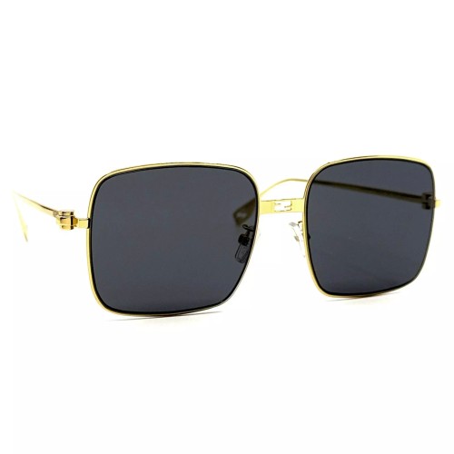Fendi FE40123U - 30A - 55 Okulary przeciwsłoneczne Złoty Kanciaste