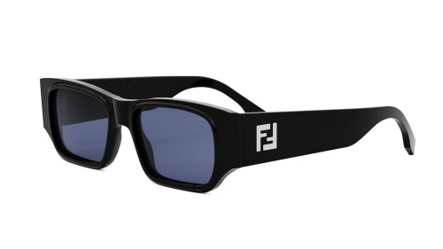 Fendi FE40144I - 01V - 54 Okulary przeciwsłoneczne Czarny Kanciaste