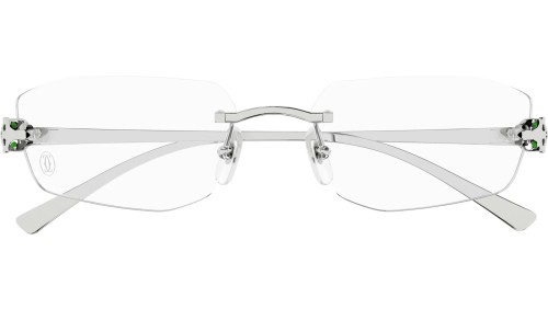 Cartier CT0494O - 002 - 55 Oprawki korekcyjne Srebrny Kanciaste
