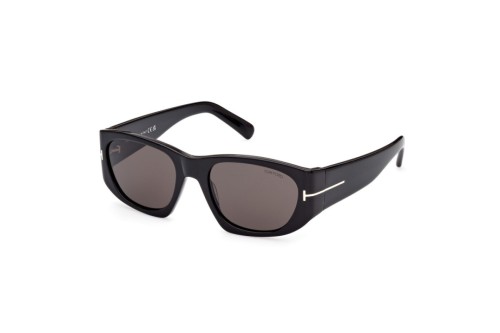 Tom Ford FT0987 ECO CYRILLE-02 - 01A - 53 Okulary przeciwsłoneczne Czarny Kanciaste