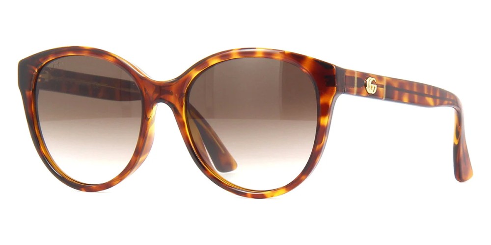 Gucci GG0631S - 002 - 56 Okulary przeciwsłoneczne Havana Owalny