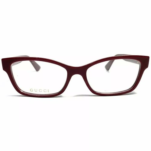 Gucci GG0635O - 006 - 53 Oprawki korekcyjne Burgundija Kanciaste