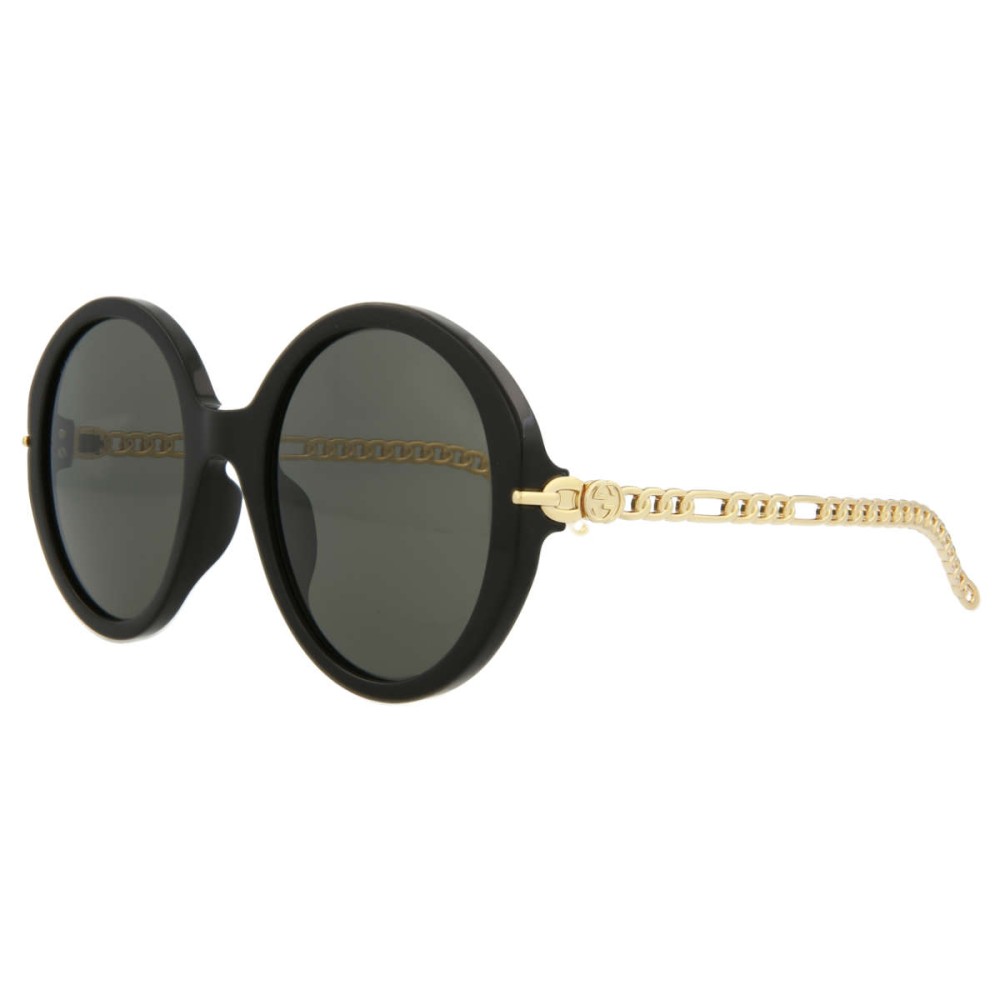 Gucci GG0726S WITHOUT CHAIN - 001 - 56 Okulary przeciwsłoneczne Okrągły