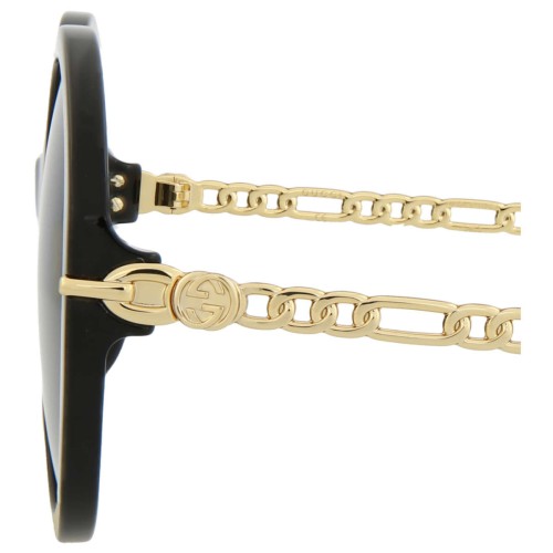 Gucci GG0726S WITHOUT CHAIN - 001 - 56 Okulary przeciwsłoneczne Okrągły