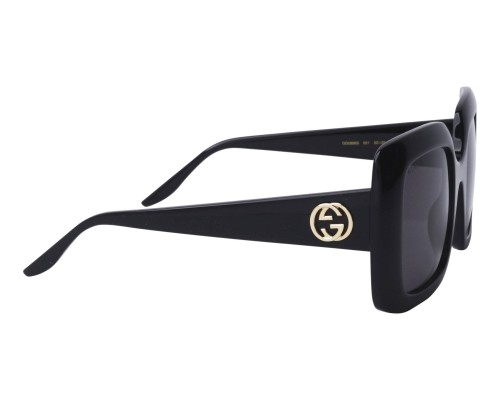 Gucci GG0896S - 001 - 52 Okulary przeciwsłoneczne Czarny Kanciaste