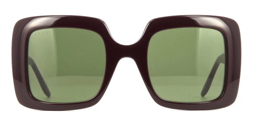 Gucci GG0896S - 003 - 52 Okulary przeciwsłoneczne Burgundija Kanciaste