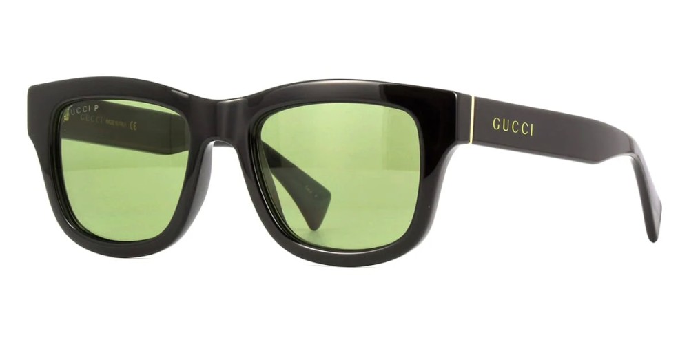Gucci GG1135S - 001 - 51 Okulary przeciwsłoneczne Czarny Kanciaste