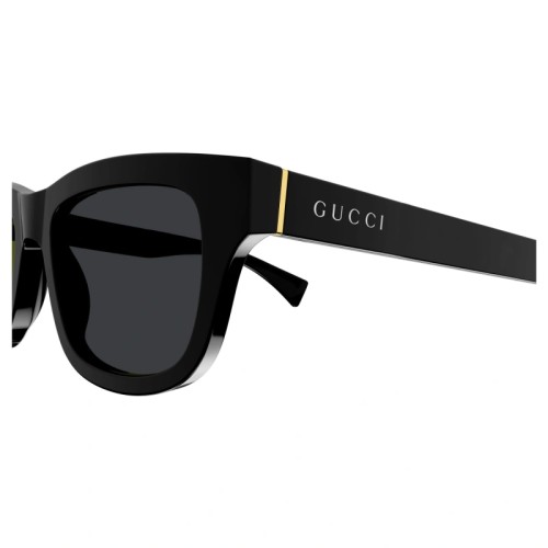 Gucci GG1135S - 002 - 51 Okulary przeciwsłoneczne Czarny Kanciaste