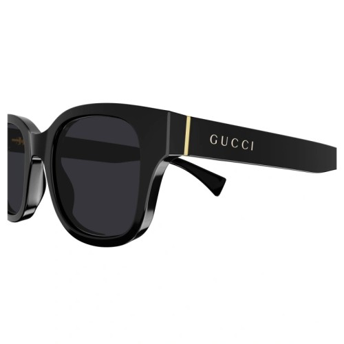 Gucci GG1139S - 001 - 52 Okulary przeciwsłoneczne Czarny Kanciaste