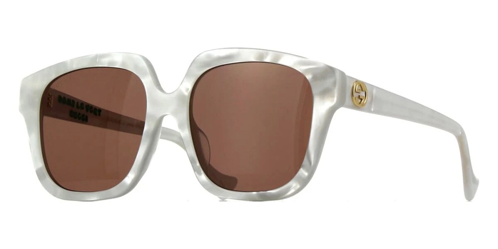 Gucci GG1376SA - 001 - 55 Okulary przeciwsłoneczne Kanciaste