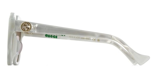 Gucci GG1376SA - 001 - 55 Okulary przeciwsłoneczne Kanciaste