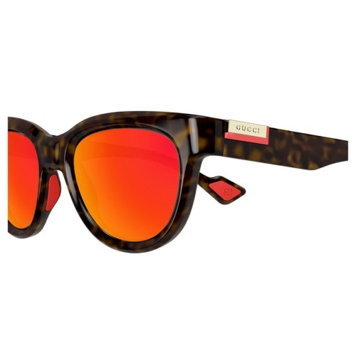 Gucci GG1620S - 002 - 52 Okulary przeciwsłoneczne Havana Pillow (zaokrąglony)