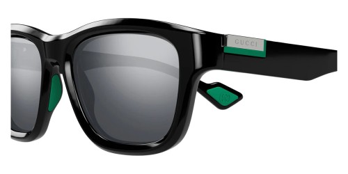 Gucci GG1630S - 001 - 54 Okulary przeciwsłoneczne Czarny Kanciaste