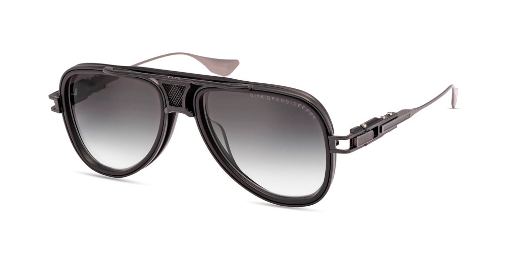 Dita GRAND-DECADE DTS460-A - 02 - 56 Okulary przeciwsłoneczne Czarny Pilotki (aviator)