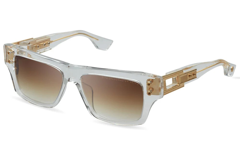 Dita GRANDMASTER-SEVEN DTS407-A - 02 - 57 Okulary przeciwsłoneczne Kanciaste