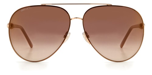 Jimmy Choo GRAY/S - BKUJL - 63 Okulary przeciwsłoneczne Złoty Pilotki (aviator)