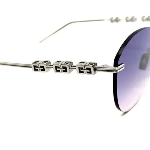 Givenchy GV40035U - 16Z - 138 Okulary przeciwsłoneczne Srebrny Maska