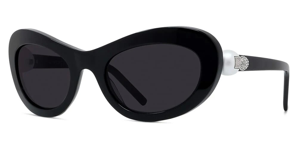 Givenchy GV40070U - 01A - 55 Okulary przeciwsłoneczne Czarny Kocie oczy