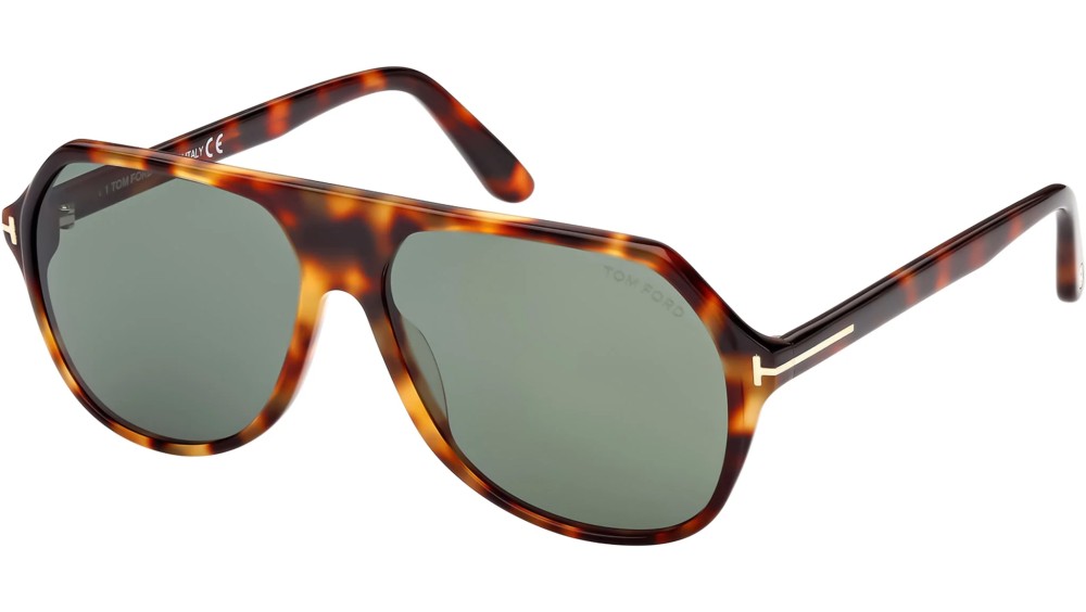 Tom Ford FT0934 HAYES - 53N - 59 Okulary przeciwsłoneczne Havanna Pilotki (aviator)
