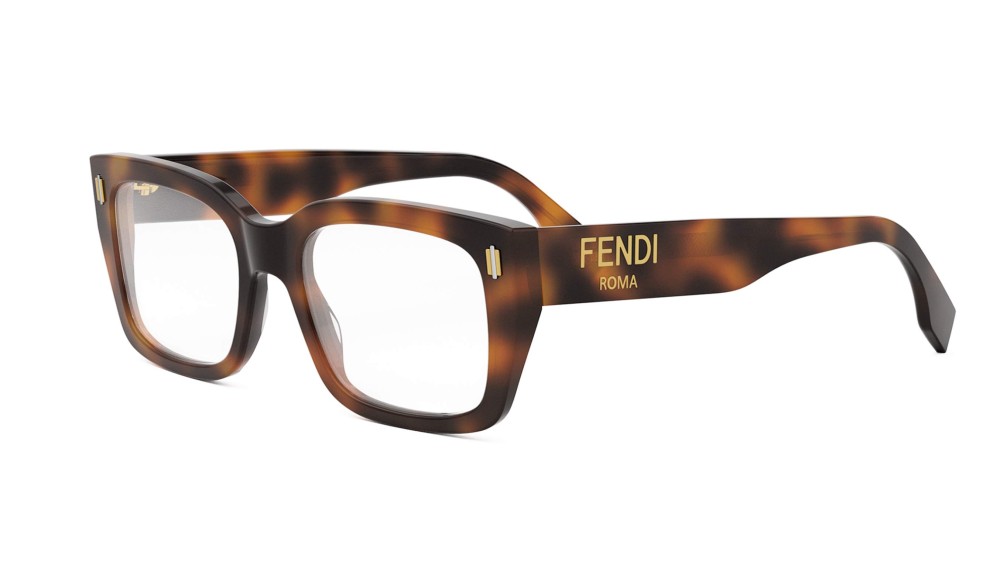 Fendi FE50094I - 053 - 52 Oprawki korekcyjne Havanna Kanciaste