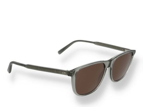 Dior INDIOR S3I - 55F0 A - 56 Okulary przeciwsłoneczne Zielony Kanciaste