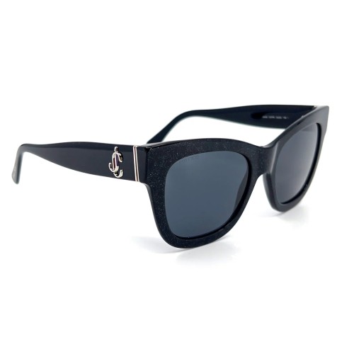 Jimmy Choo JAN/S - DXFIR - 52 Okulary przeciwsłoneczne Czarny Kanciaste