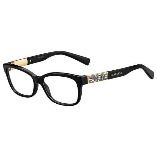 Jimmy Choo JC110 - 29A - 53 Oprawki korekcyjne Czarny Kanciaste
