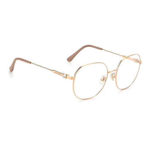 Jimmy Choo JC305/G - DDB - 55 Oprawki korekcyjne Złoty Pillow (zaokrąglony)