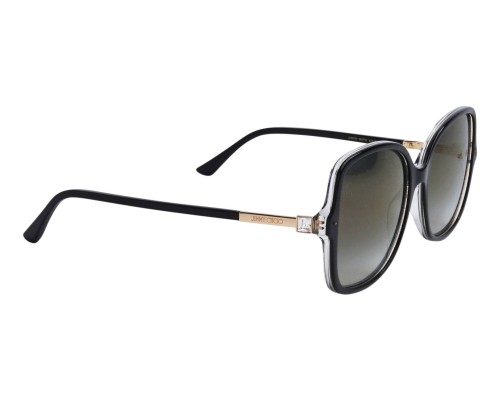 Jimmy Choo JUDY/S - 807FQ - 57 Okulary przeciwsłoneczne Czarny Kanciaste