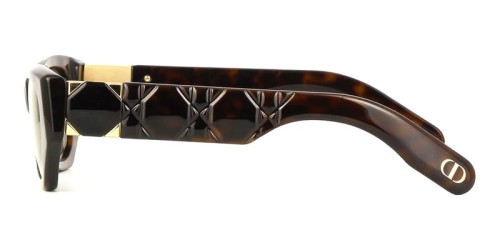 Dior LADY 95.22 B1I - 20F5 Z - 53 Okulary przeciwsłoneczne Havana Kocie oczy