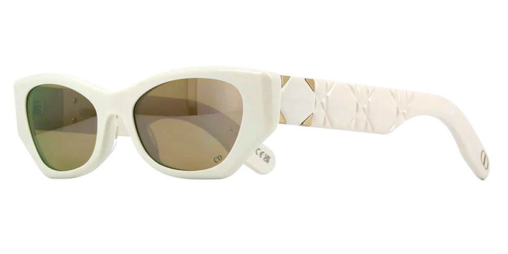 Dior LADY 95.22 B1I - 95F7 Z - 53 Okulary przeciwsłoneczne Biały Kocie oczy